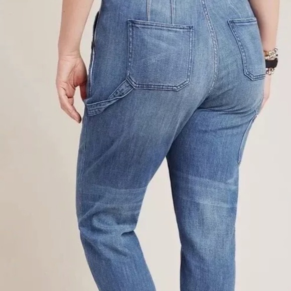 Anthropologie Pilcro and the Letterpress Relaxed Distressed Carpenter Jeans, 28 - Picture 2 of 14